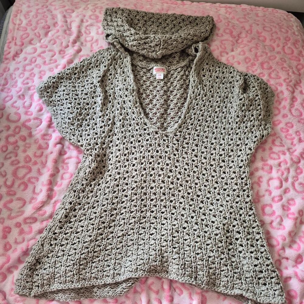 Mossimo Women's Brown and Tan Shirt
